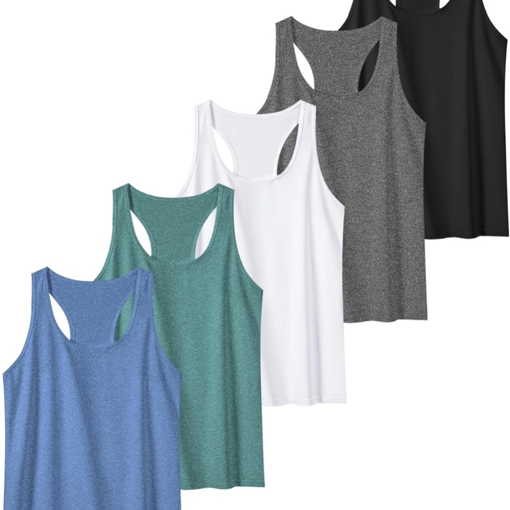 Women's Multi-Color Tank Top Set of 5 Tank Tops
